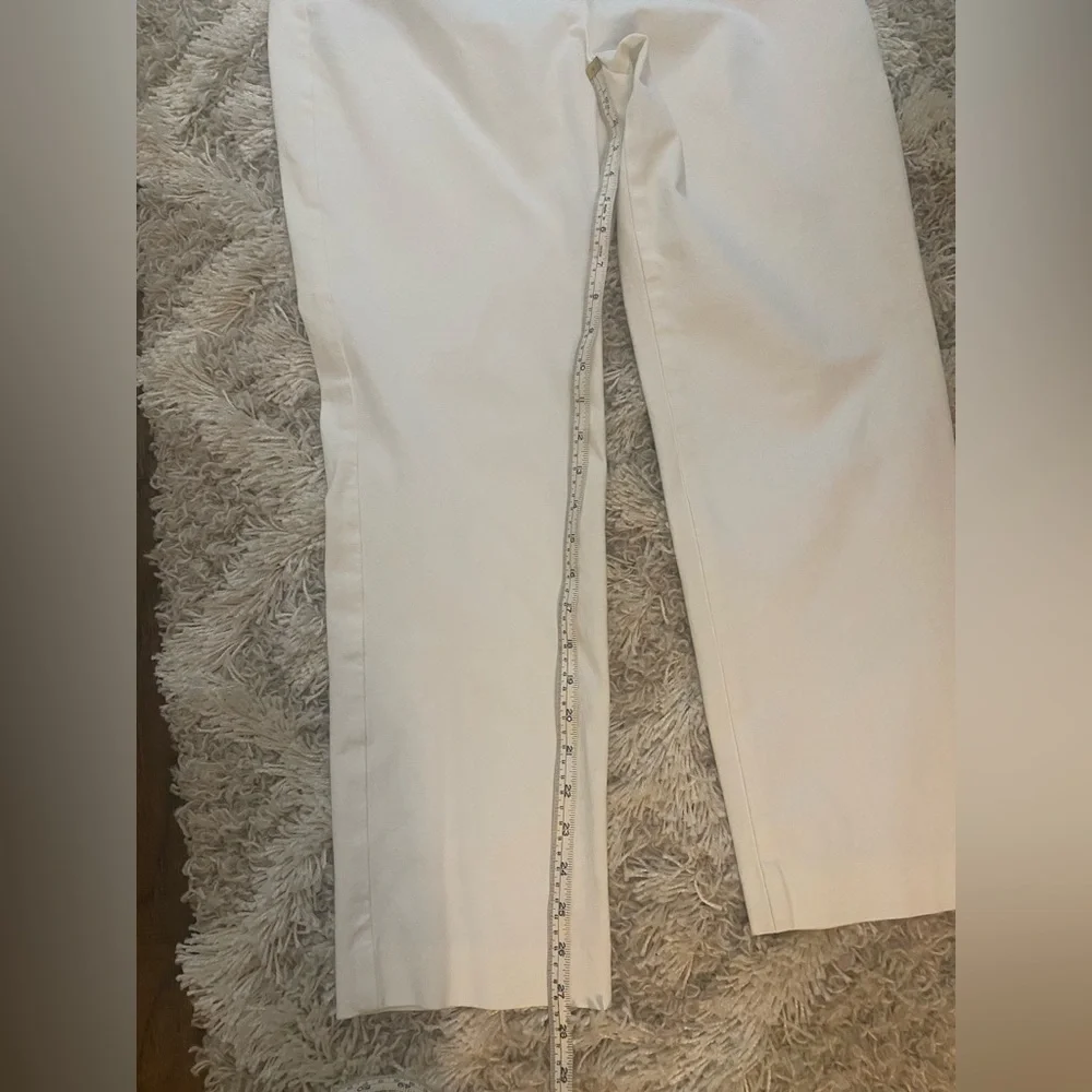 TALBOTS Cream Ankle Pants sz 12P - Picture 4 of 6